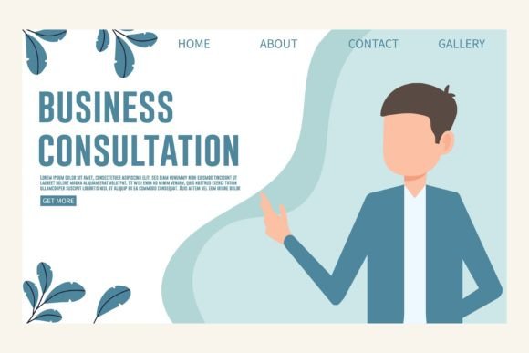 Business Consulting Website Landing Page: A Vector-First Approach to Professional Design