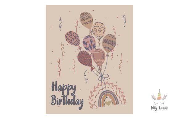 Happy Birthday with Balloons 10: A Versatile Vector Asset