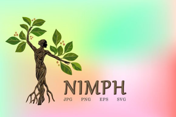 The Woman Tree Illustration Logo: A Vector Asset for Modern Design