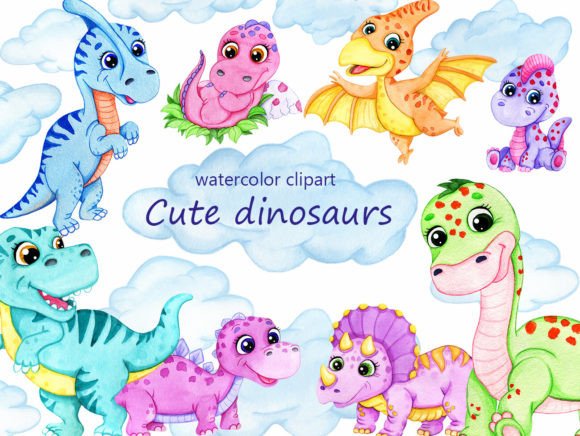 Unlocking Creativity with Watercolor Dinosaur Clipart for Planners and Crafts